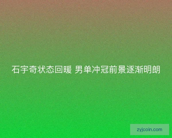 石宇奇状态回暖 男单冲冠前景逐渐明朗 石宇奇状态回暖 男单冲冠前景逐渐明朗