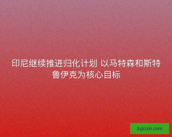 印尼继续推进归化计划 以马特森和斯特鲁伊克为核心目标